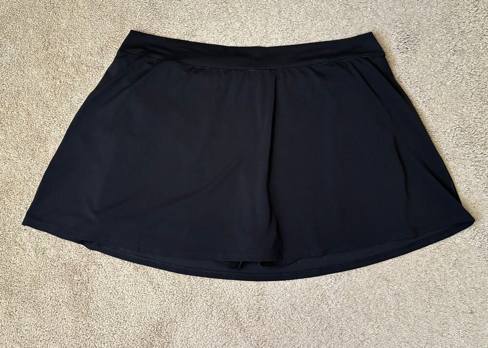 AERIE | Offline Real Me Xtra Mini Skort Black | XXL